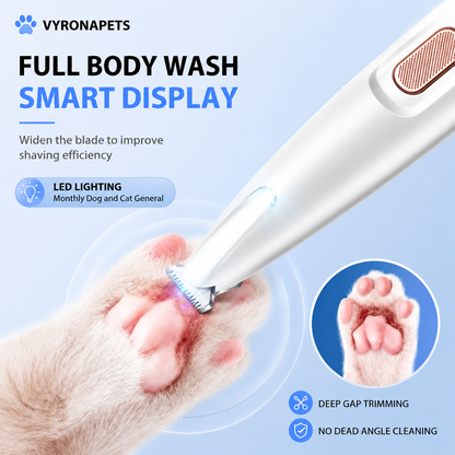 VYRONAPETS® Pet Hair Trimmer & Silent Nail Care